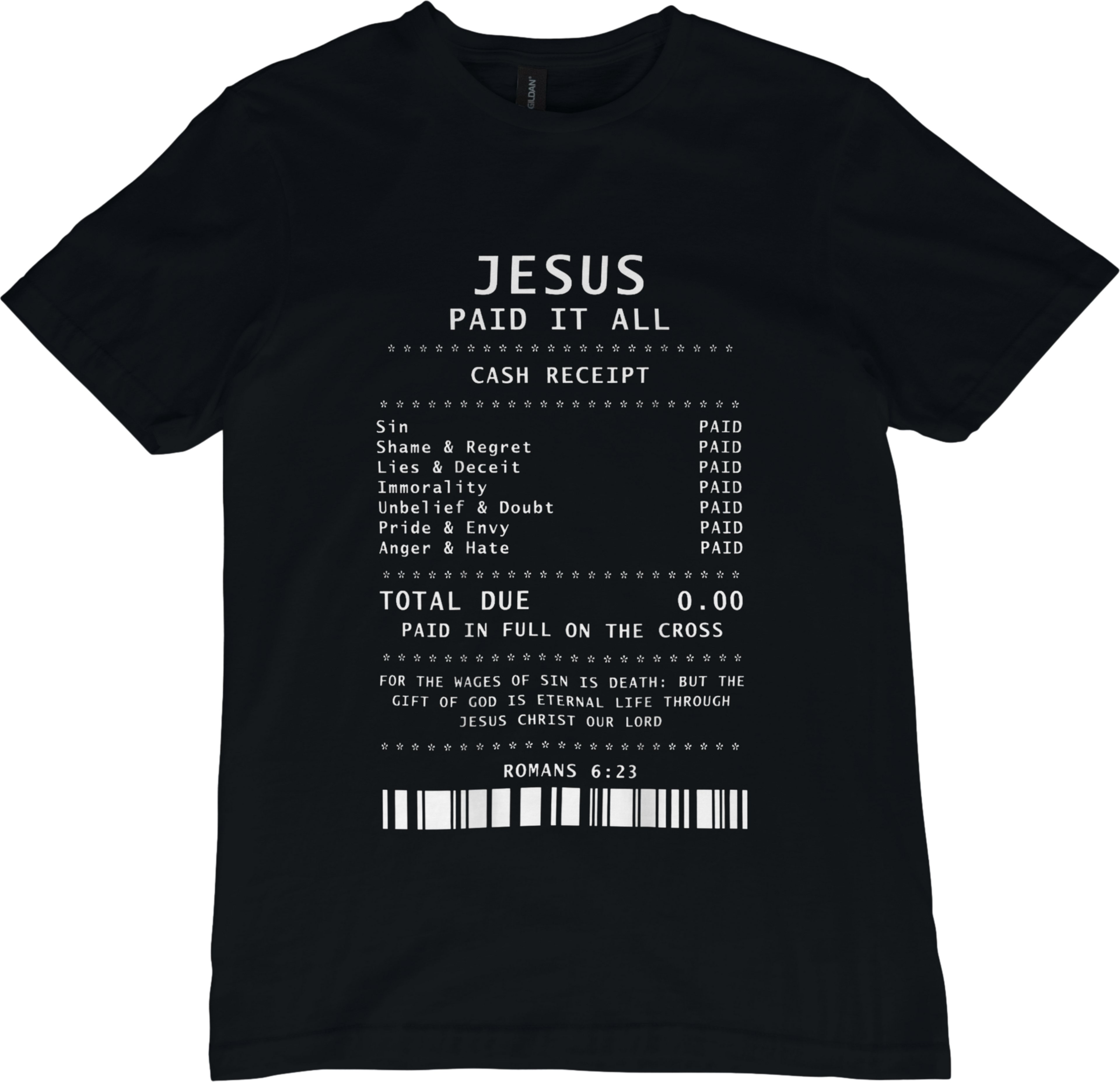 Paid In Full: Jesus Covered It Tee!