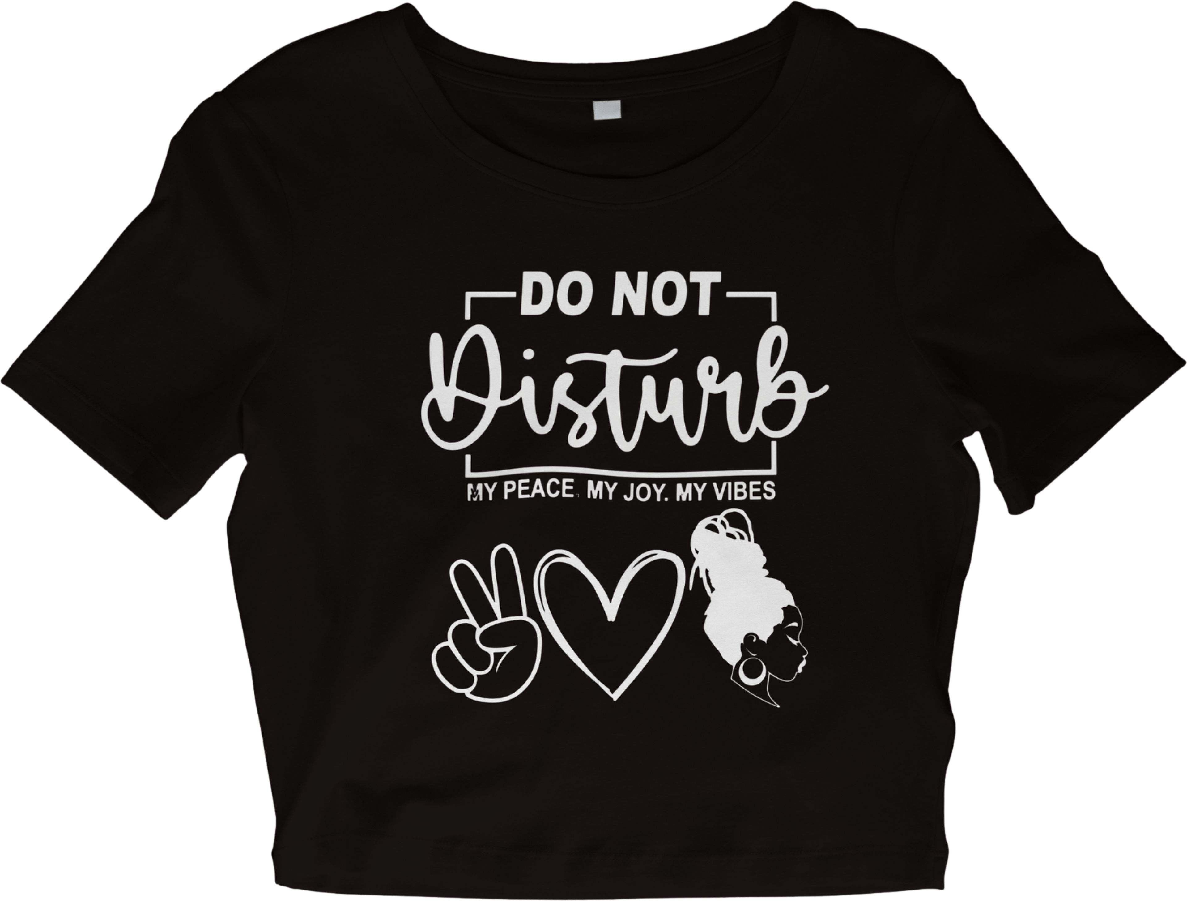 Do Not Disturb: Peace Mode!- Crop Top