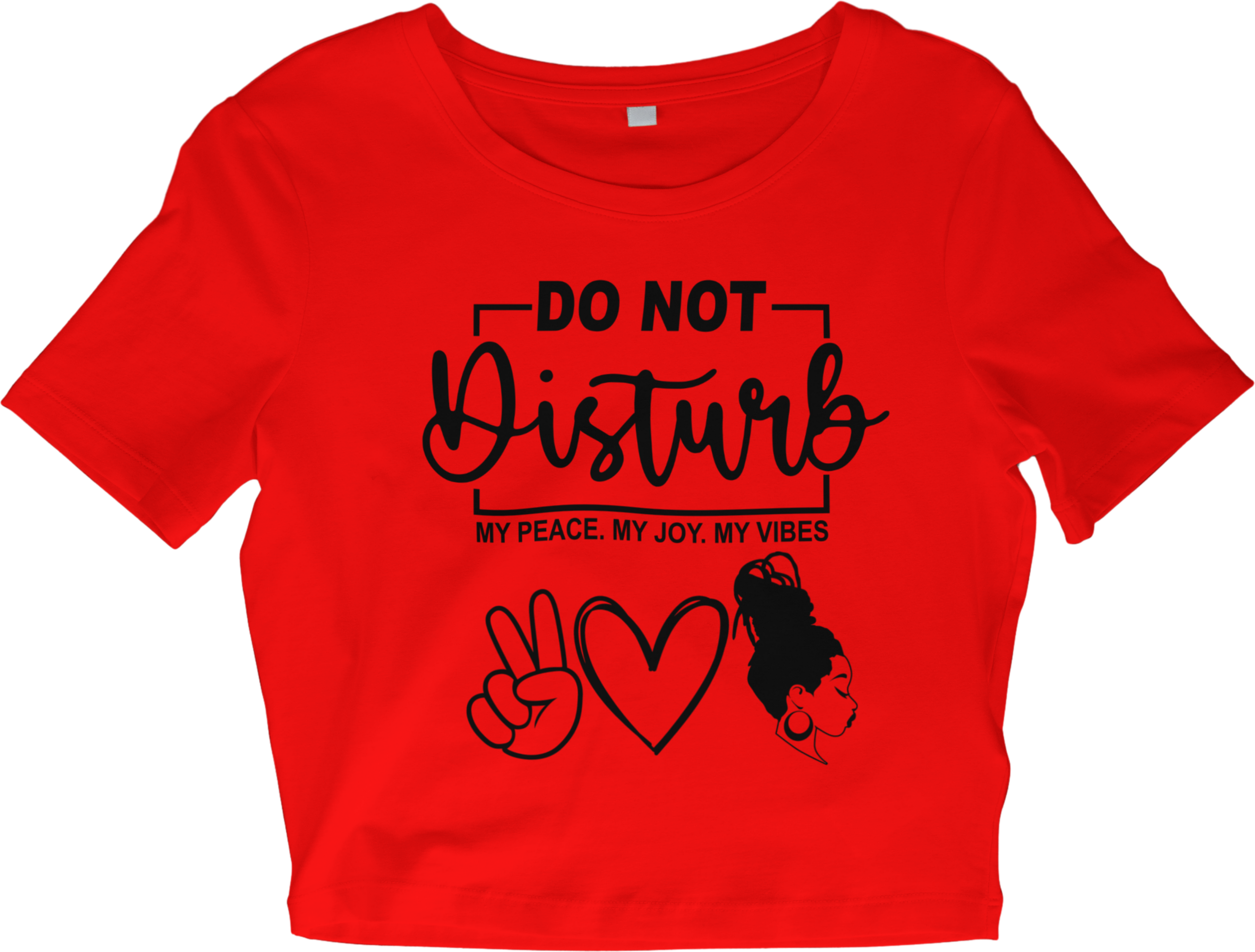Do Not Disturb: Peace Mode!- Crop Top