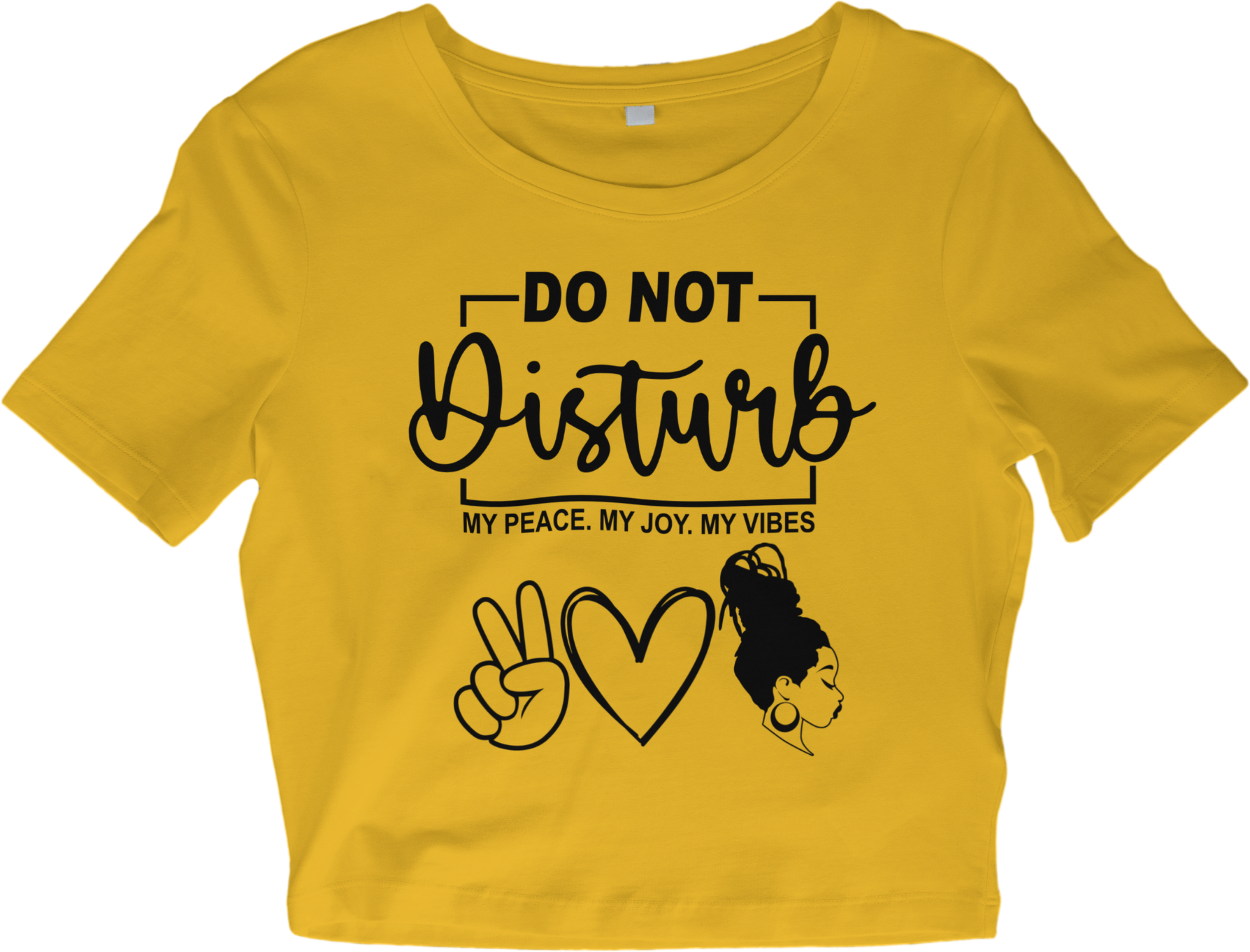 Do Not Disturb: Peace Mode!- Crop Top