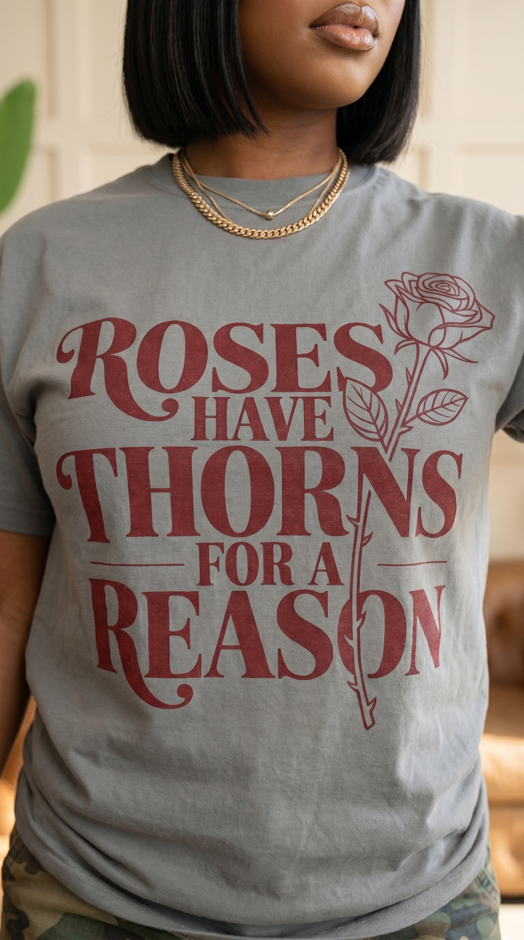 Roses & Thorns Statement Tee!